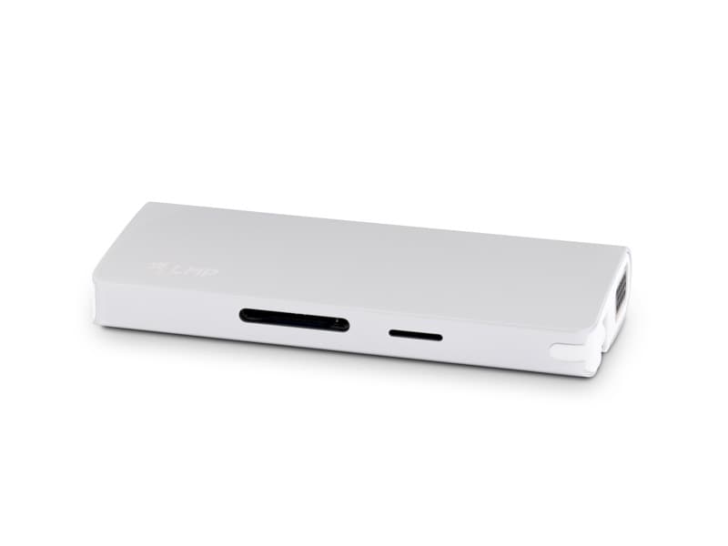 LMP Dockingstation USB-C Travel Dock Silber