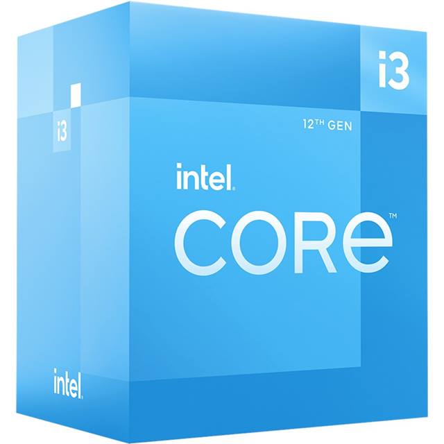 Intel Core i3-12100 (4C, 3,30 GHz, 12 Mo, en boîte)