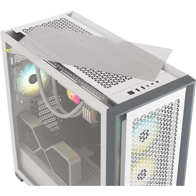 Corsair Boîtier d’ordinateur Midi Tower 5000D Airflow TG Blanc