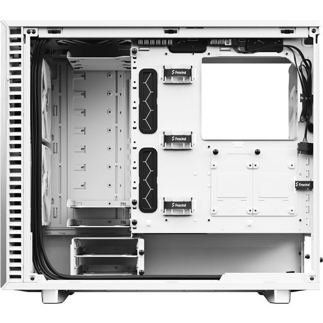 Fractal Design Define 7 Tempered Glass - weiss