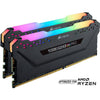 Corsair Vengeance RGB PRO Optimiert für AMD, DDR4, 32GB (2 x 16GB), 2933MHz - schwarz