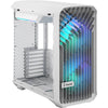 Fractal Design Boîtier d’ordinateur Torrent Compact RGB TG Light Tint Blanc