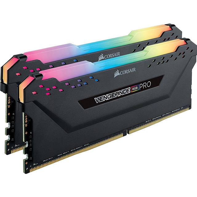 Corsair Vengeance RGB PRO, DDR4, 16GB (2 x 8GB), 3200MHz - schwarz