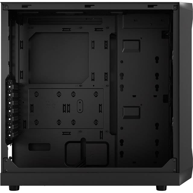 Fractal Design Boîtier d’ordinateur Focus 2 TG Clear Tint Noir