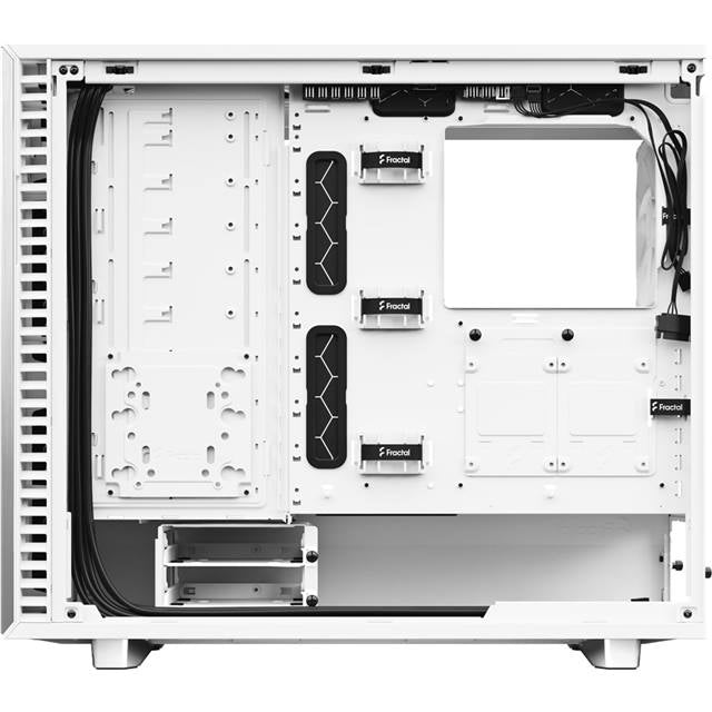 Fractal Design Define 7 Tempered Glass - weiss