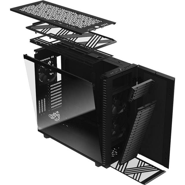 Fractal Design Boîtier d’ordinateur Define 7 XL Dark TG