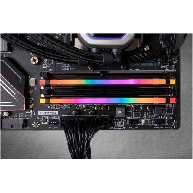 Corsair Vengeance RGB Pro, DDR4, 64GB (4 x 16GB), 3600MHz - schwarz