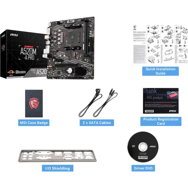 MSI A520M-A Pro