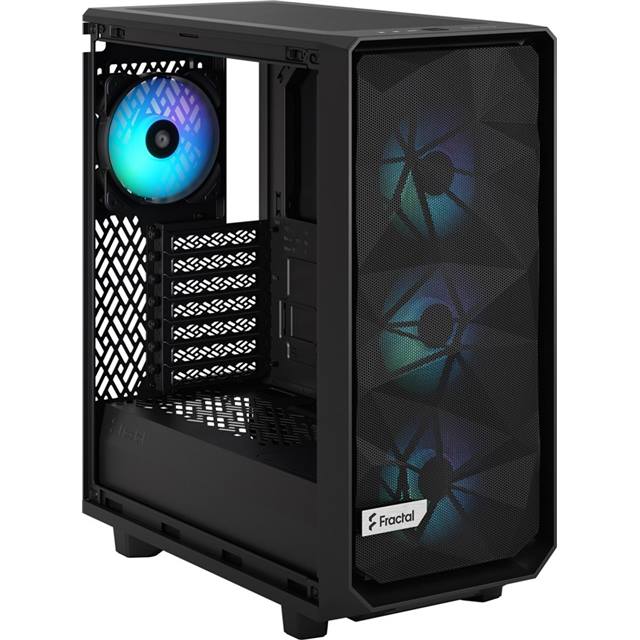 Fractal Design Boîtier d’ordinateur Meshify 2 Compact RGB Noir