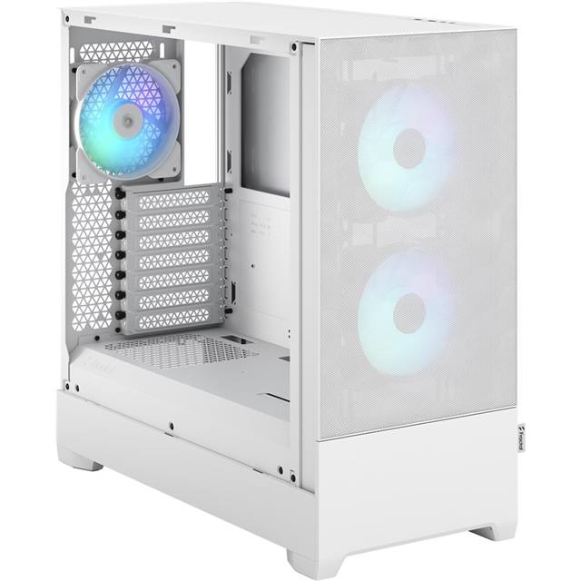 Fractal Design Pop Air RGB White TG Clear Tint - weiss