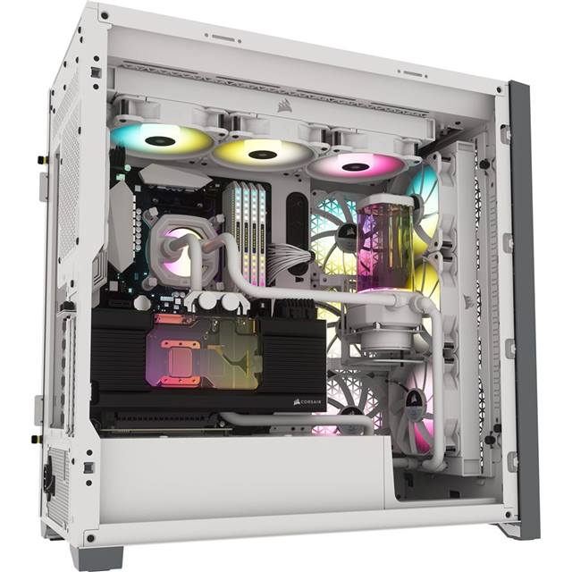 Corsair Boîtier d’ordinateur Midi Tower 5000D Airflow TG Blanc