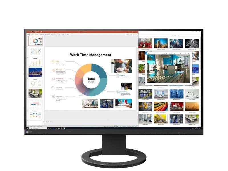 EIZO Monitor EV2760-Swiss Edition Schwarz