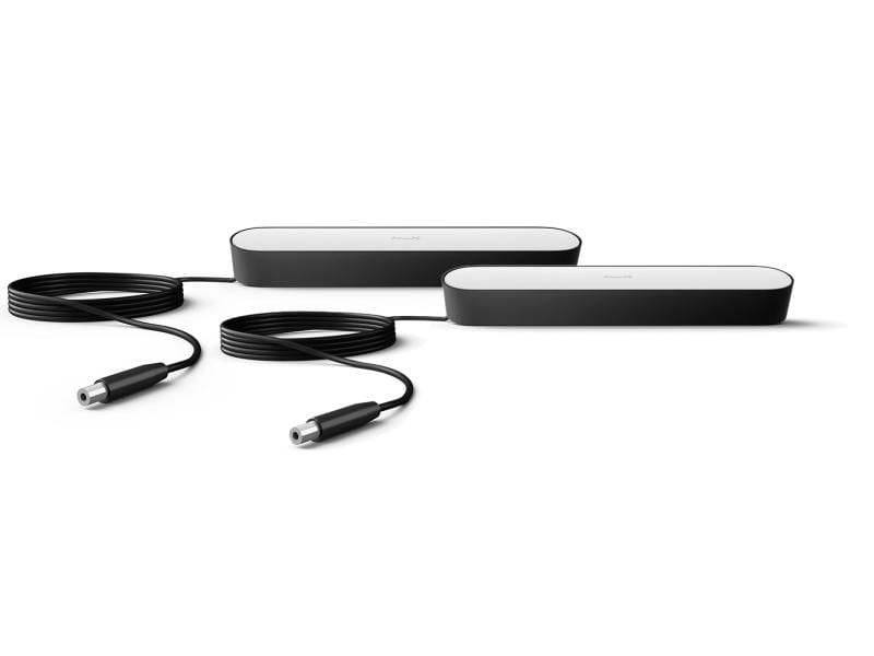 Philips Hue White & Color Ambiance Play Pack de 2 Lightbar Base noire