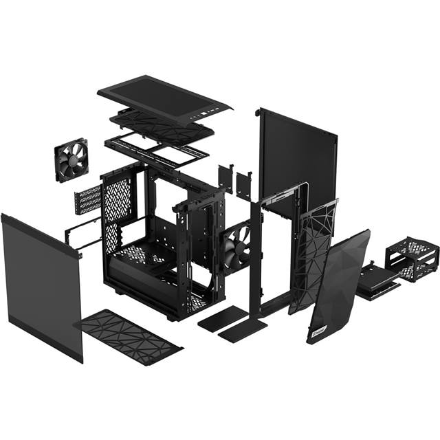 Fractal Design Boîtier d’ordinateur Meshify 2 Mini TG Dark Tint Noir