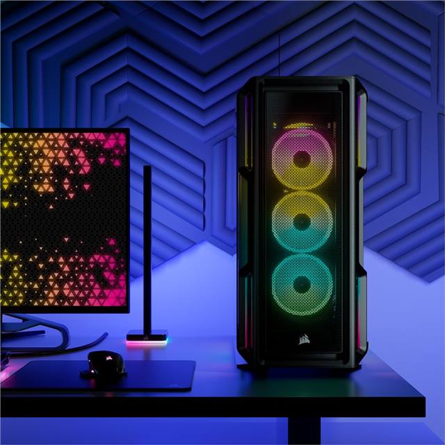 Corsair Boîtier d’ordinateur iCUE 5000T RGB Noir