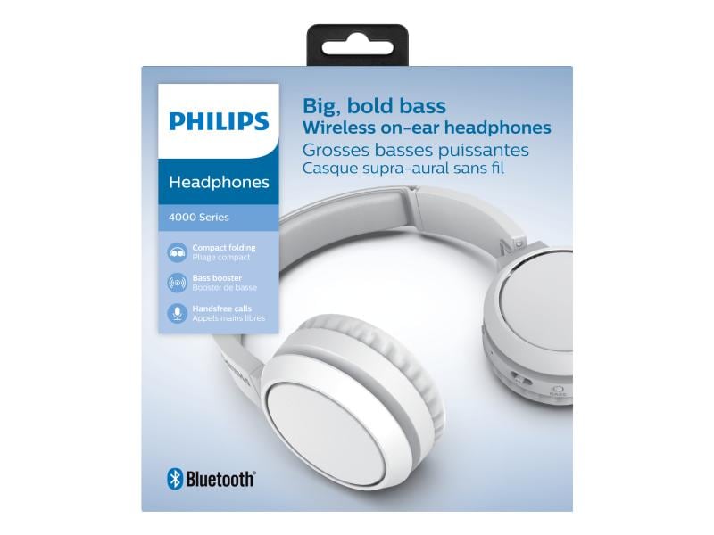 Philips Casques extra-auriculaires Wireless TAH4205WT/00 Blanc