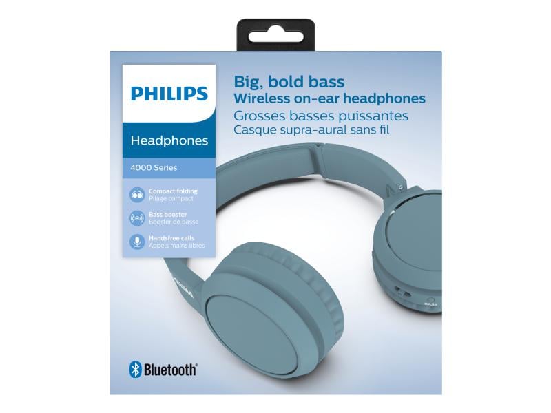 Philips Casques extra-auriculaires Wireless TAH4205BL/00 Bleu