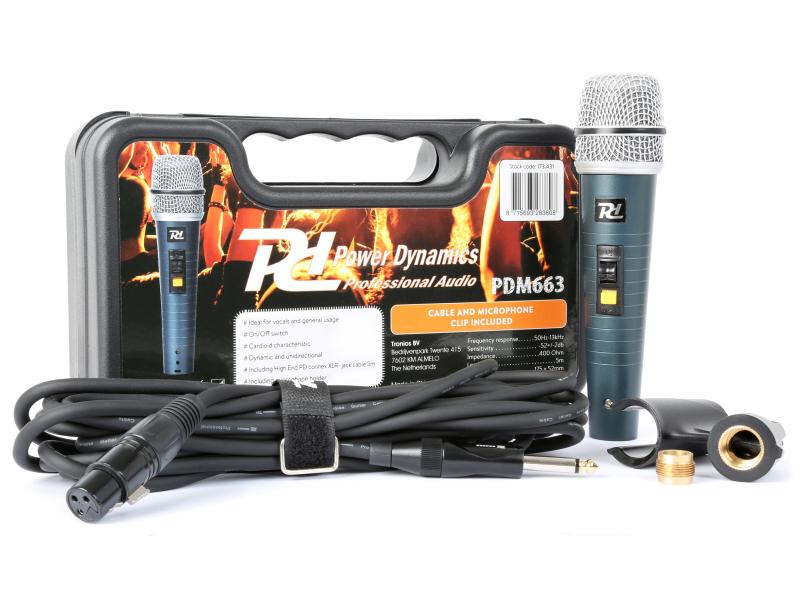 Power Dynamics Microphone PDM663