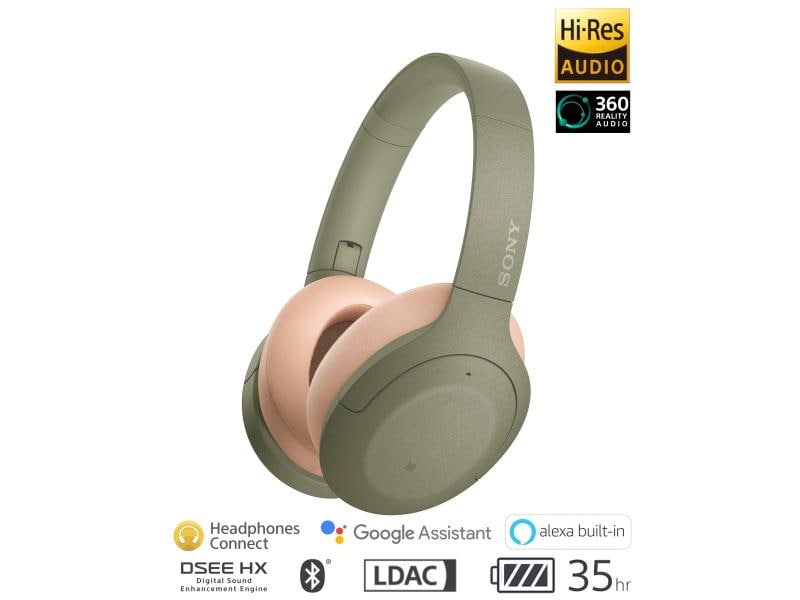 Sony Casques supra-auriculaires Wireless WH-H910N Vert