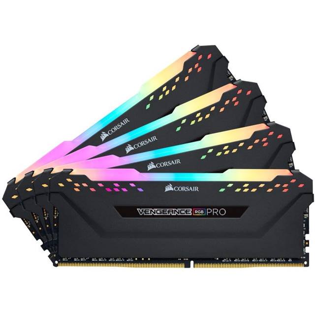 Corsair DDR4-RAM Vengeance RGB PRO Black iCUE 3200 MHz 4x 16 GB