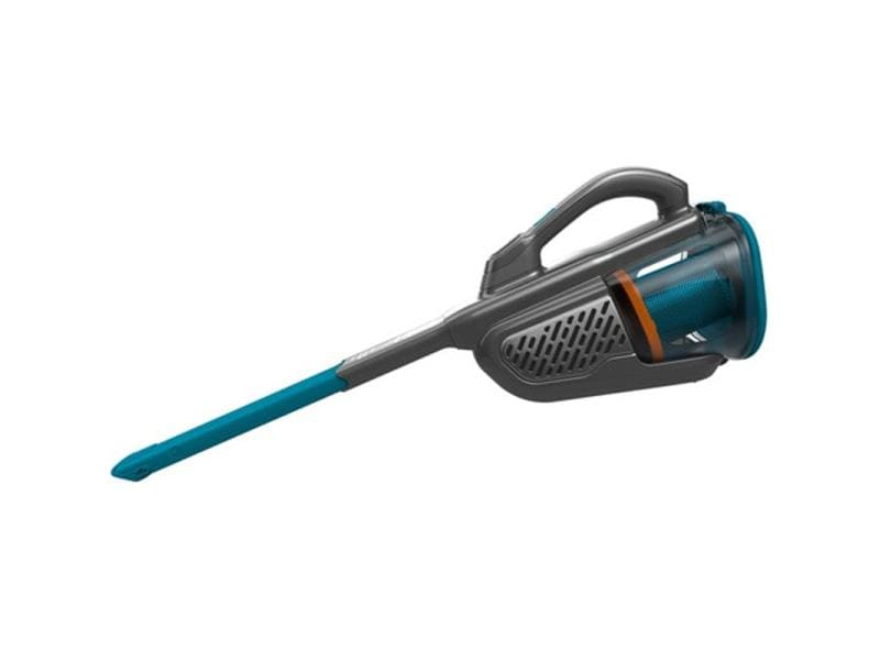 BLACK+DECKER Akku-Handsauger 36 Wh 18 V Lithium Titanium, Silber, Blau