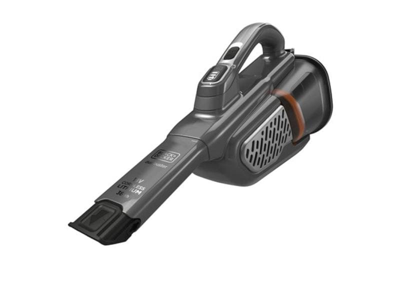 BLACK+DECKER Akku-Handsauger 36 Wh 18 V Lithium Titanium, Silber, Schwarz