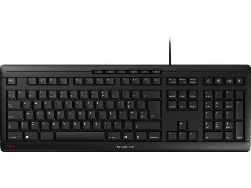 Cherry Tastatur Stream UK-Layout Schwarz