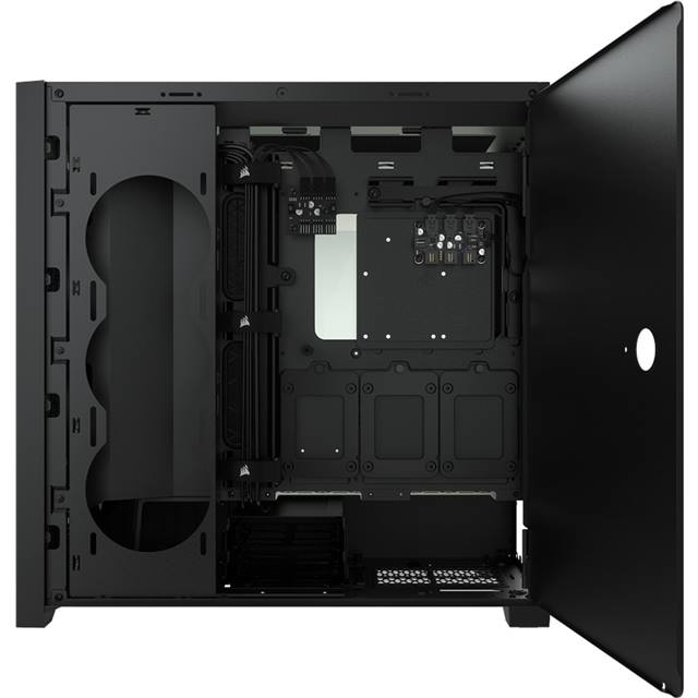 Corsair Boîtier d’ordinateur iCUE Midi Tower 5000X RGB TG Noir