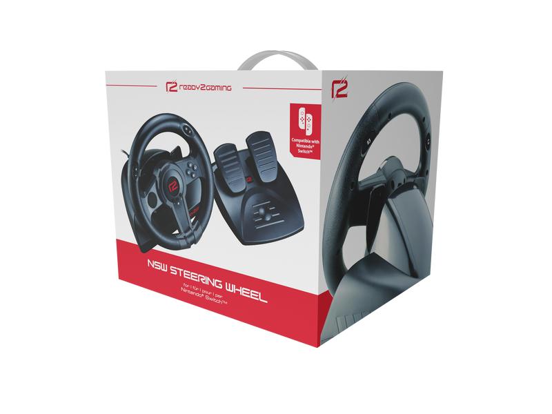 GAME Volant Nintendo Switch Racing Wheel