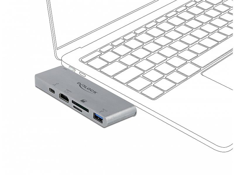 Delock Dockingstation 87745 USB-C – HDMI/SD/USB