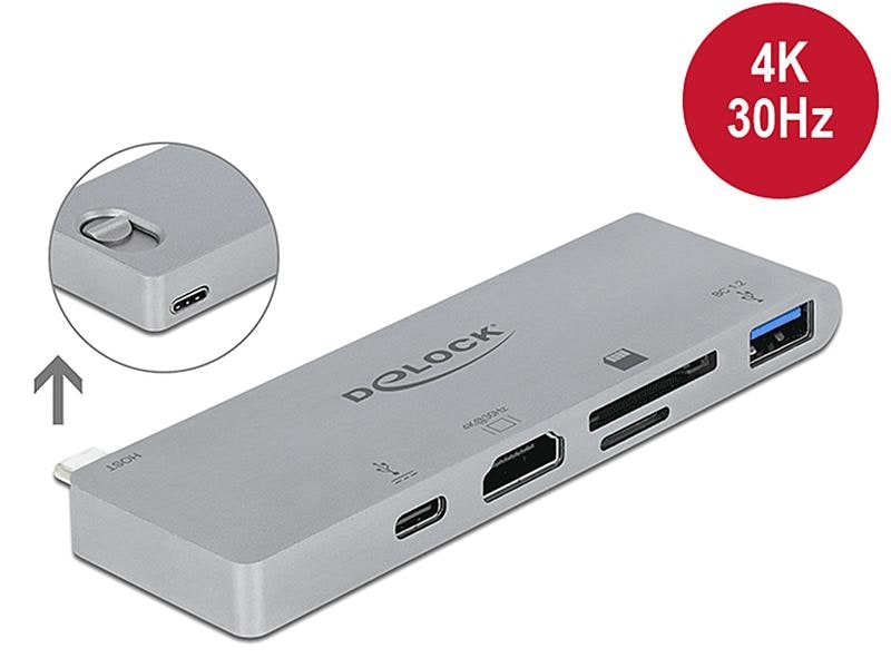 Delock Station d'accueil 87745 USB-C – HDMI/SD/USB