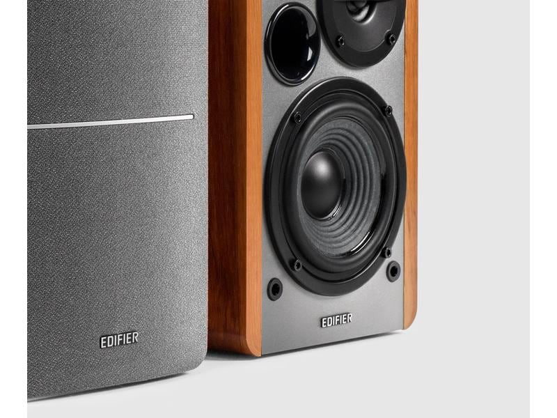 Edifier Regallautsprecher Paar R1280T Braun