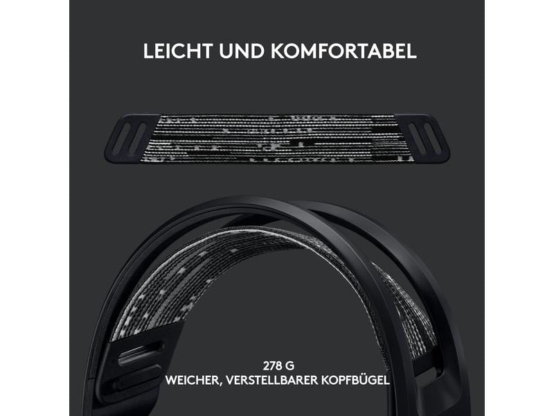 Logitech Headset G733 Lightspeed Schwarz