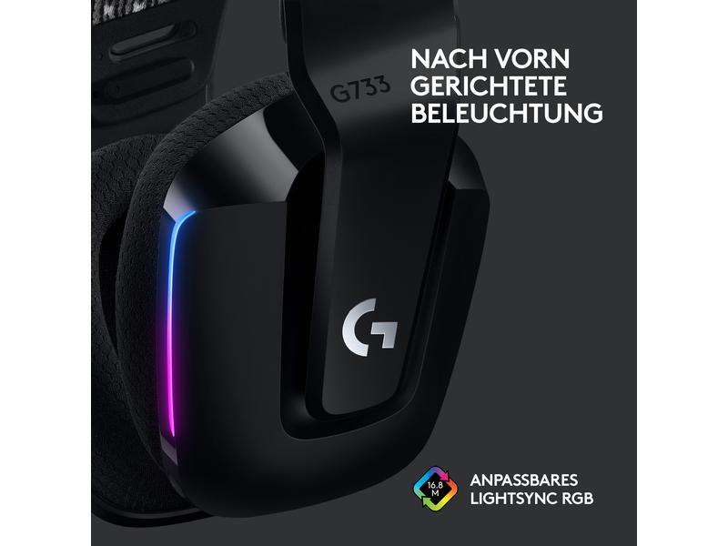 Logitech Headset G733 Lightspeed Schwarz