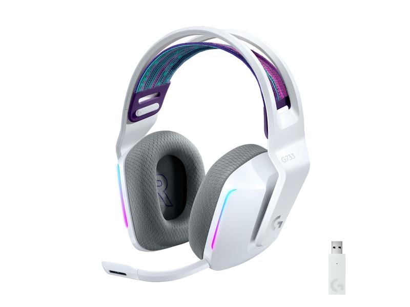 Logitech Headset G733 Lightspeed Weiss