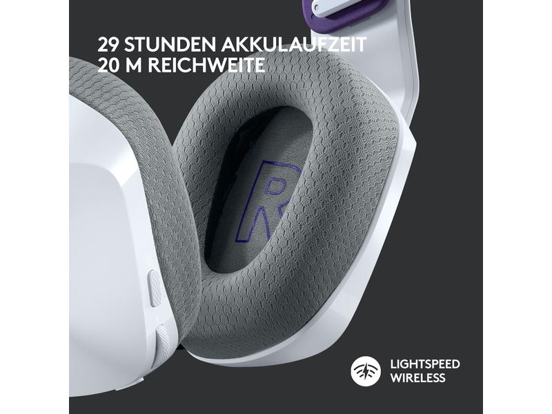 Logitech Headset G733 Lightspeed Weiss