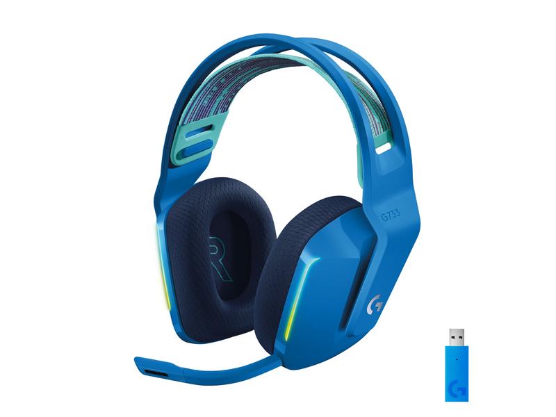 Logitech Écouteurs G733 Lightspeed Bleu