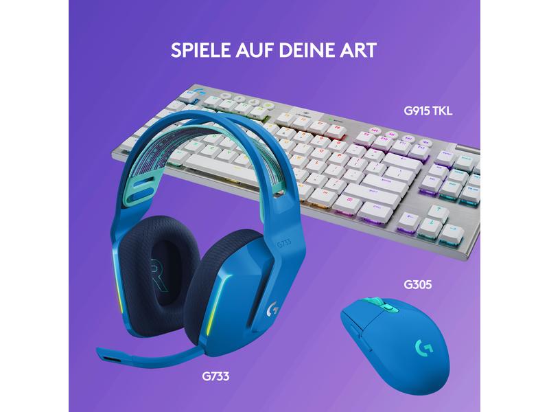 Logitech Écouteurs G733 Lightspeed Bleu