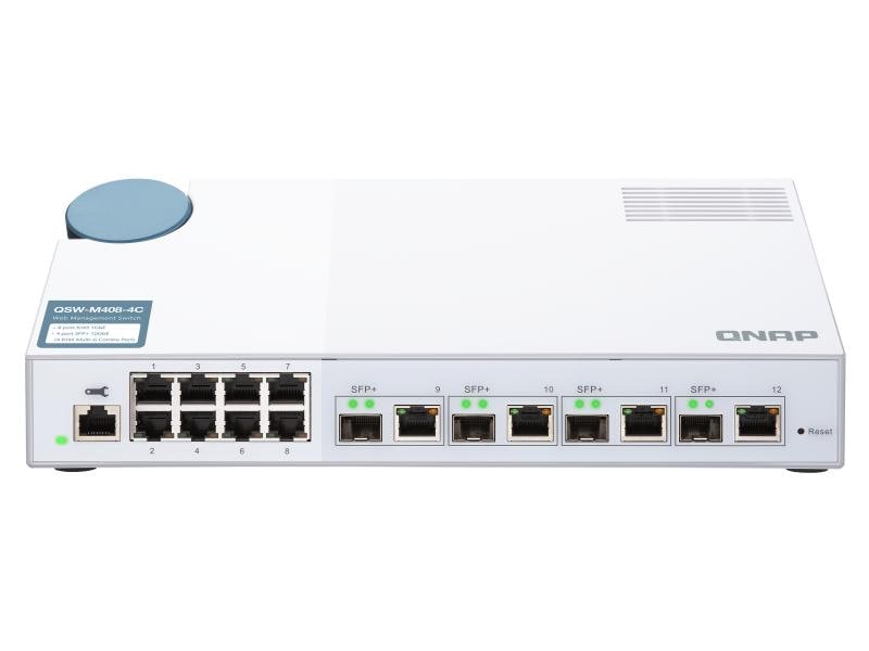 QNAP SFP+ Switch QSW-M408-4C 12 Port