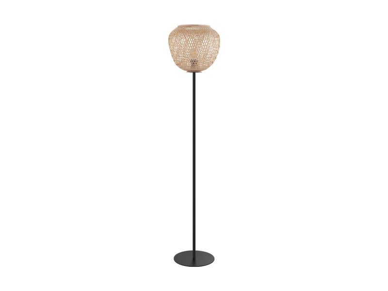 EGLO Leuchten Lampe sur pied DEMBLEBY 1x E27, Brown