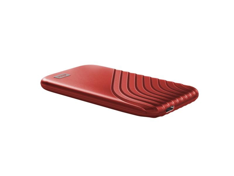 Western Digital SSD externe My Passport 2000 GB, Rouge