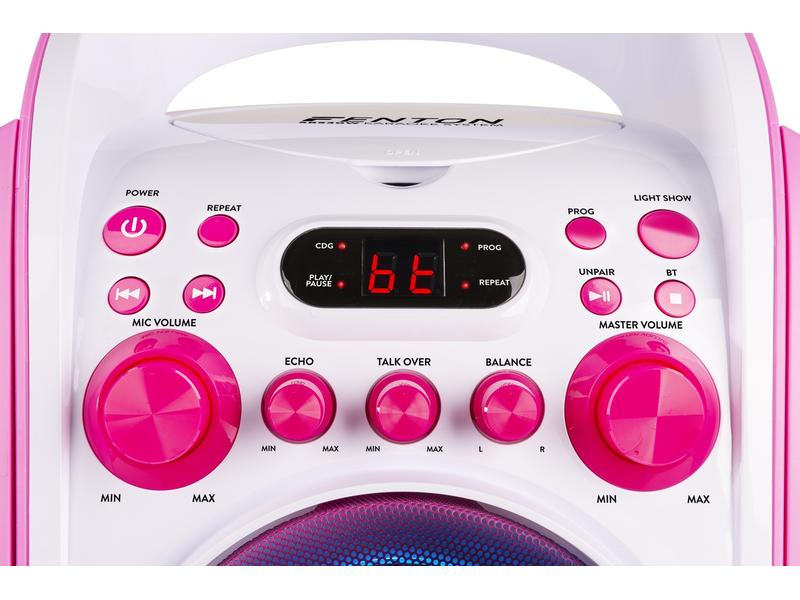Fenton Karaoke Maschine SBS30P Pink