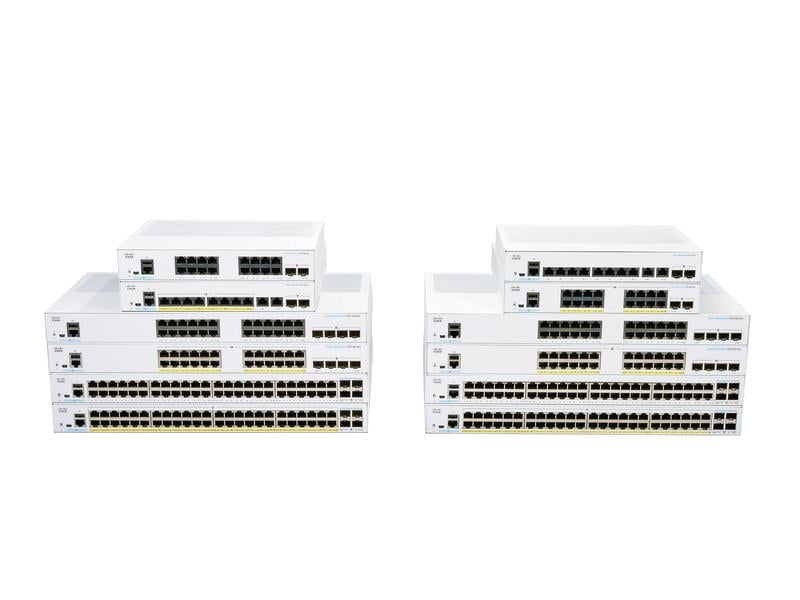 Cisco PoE+ Switch CBS250-24FP-4X-EU 28 Port