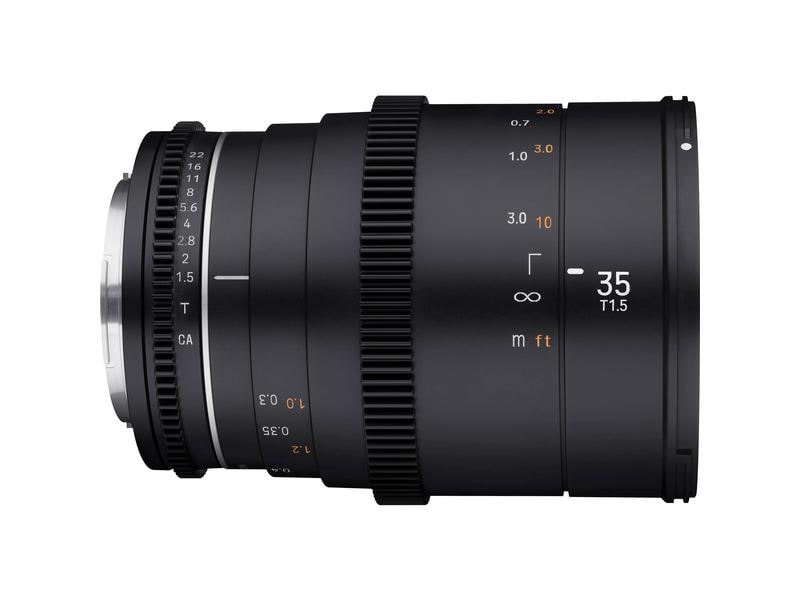 Samyang Festbrennweite VDSLR 35mm T/1.5 Mark II – Sony E-Mount