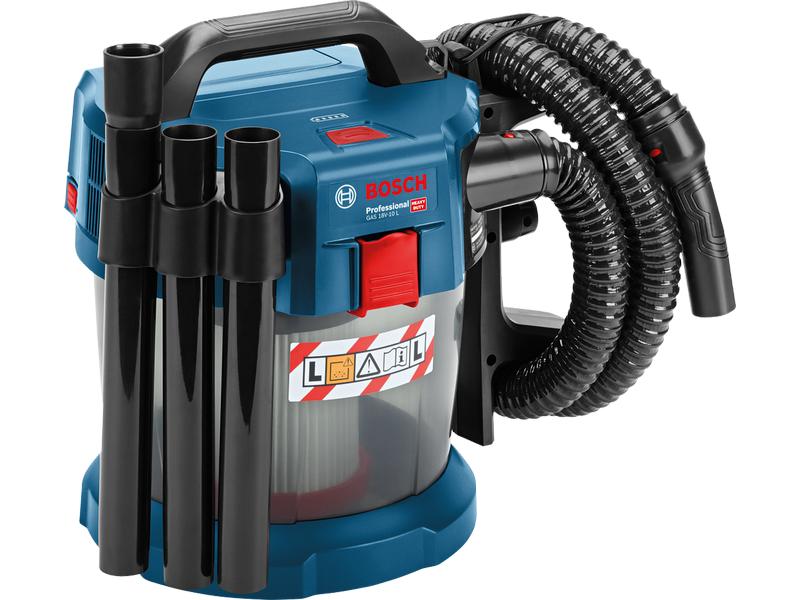 Bosch Professional Akku-Nass-/Trockensauger GAS 18V-10L Solo CLC