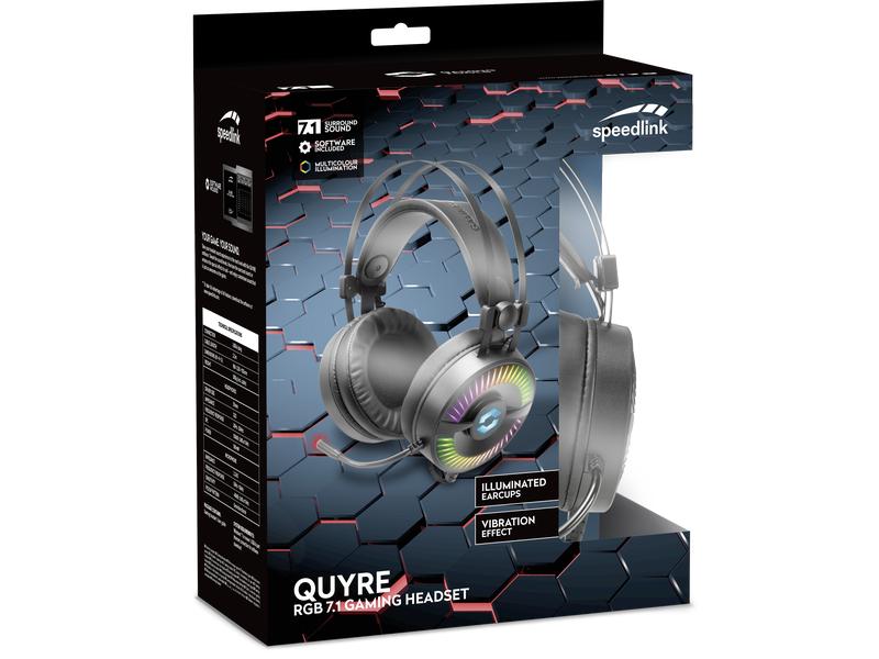 Speedlink Headset QUYRE RGB 7.1 Schwarz