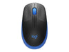 Logitech Souris M190 Bleu/Noir, sans fil