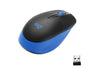 Logitech Souris M190 Bleu/Noir, sans fil