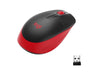 Logitech Souris M190 Rouge/Noir, sans fil