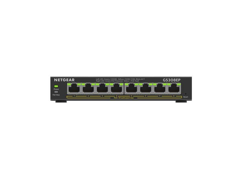 Netgear PoE+ Switch GS308EP-100PES 8 Port